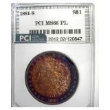 1881-S Morgan MS66 PL LISTS $675