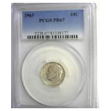 1963 Dime PCGS PR67