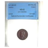 317-326 AD Crispus MS62 Ancient Rome