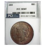 1922 Peace MS67 LISTS $10000