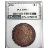 1889 Morgan MS65+ LISTS $475