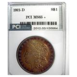 1921-D Morgan MS65+ LISTS $675