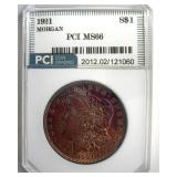 1921 Morgan MS66 LISTS $700