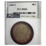 1883-O Morgan PCI MS65 Nice Color