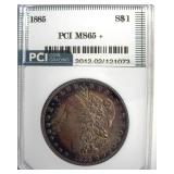 1885 Morgan PCI MS65+ Impressive Color