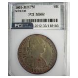1801-MOFM 8 Reales PCI MS62 Mexico