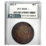 1921-S Morgan MS65+ LISTS $1250