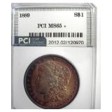 1889 Morgan MS65+ LISTS $475