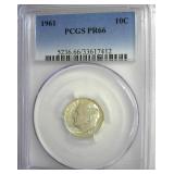 1961 Dime PCGS PR66