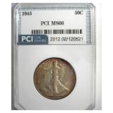 1945 Walking Liberty MS66 LISTS $240