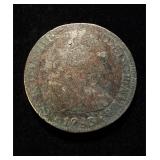 1783 8 Reales Silver Crown China Chopmarks