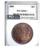 1889 Morgan MS65+ LISTS $475