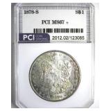 1878-S Morgan MS67+ LISTS $20000