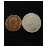 1907 1881 Haiti Scarce