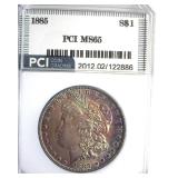 1885 Morgan PCI MS65 Incredible Color
