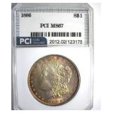 1886 Morgan MS67 LISTS $1500