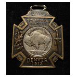 1932 Triennial Conclave Encased 13DT2 AU Buff Rare