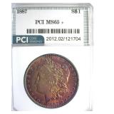 1887 Morgan PCI MS65+ Stunning Color