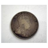 1910 25 Cents F+ Canada
