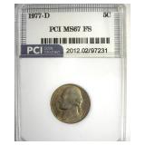 1977-D Nickel MS67 FS LISTS $4250