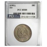 1946 50c Iowa MS68 LISTS $2250