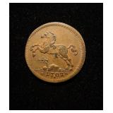 1702 Horse Pfennig UNC