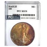 1990 Silver Eagle MS70 LISTS $3850