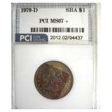 1979-D Susan B Anthony MS67+ LISTS $1750