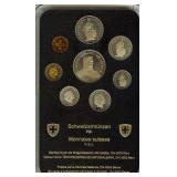 1987-B 1 Rappen - 5 Francs Proof Set Switzerland