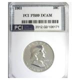 1961 Franklin PR69 DCAM LISTS $27000
