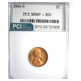 1942-S Cent MS67+ RD LISTS $575