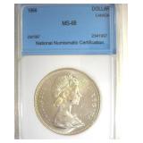 1966 Dollar NNC MS68 Canada