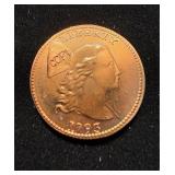 1793 Cap Cent Brockage Obv.  GEM Gallery Mint