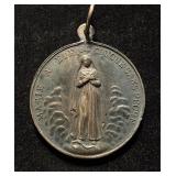 1800s Saint Maria Silver Medal Patina UNC