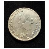 1962 Guatemala 50 Centavos