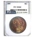 1887 Morgan MS66 LISTS $425