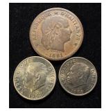 1958 1881 Haiti Scarce