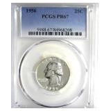 1956 Quarter PCGS PR67