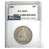 1885 50 Cents MS67 LISTS $17500