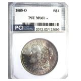 1885-O Morgan MS67+ LISTS $5500