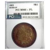 1921 Morgan MS65+ PL LISTS $4000