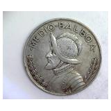 1962 Silver 1/2 Balboa Panama