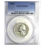 1964 Quarter PCGS PR69