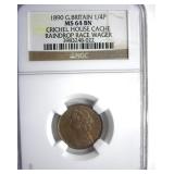 1890 1/4P NGC MS64 BN Great Britain