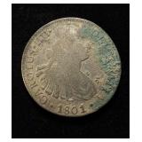 1801 8 Reales Silver Crown