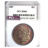 1897 Morgan PCI MS65 Excellent Color