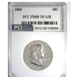1962 Franklin PR69 DCAM LISTS $3850