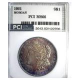 1921 Morgan MS66 LISTS $700