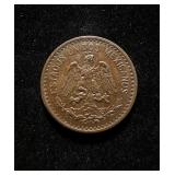 1911 Mexico 1 Centavo Wide Date