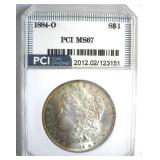 1884-O Morgan MS67 LISTS $2500
